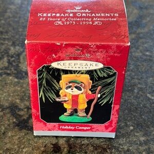 Vintage Hallmark Keepsake Ornament Holiday Happy Camper